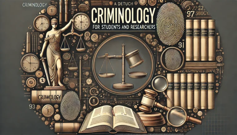 The Role of Criminology in Understanding and Interpreting Criminal Behavior