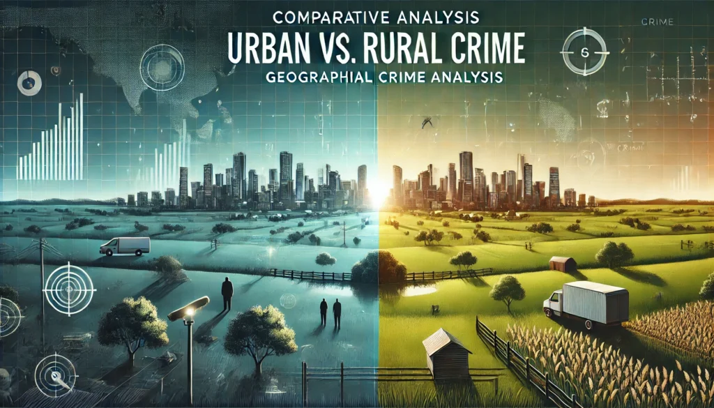 Chart of climate-related crime rates in different regions