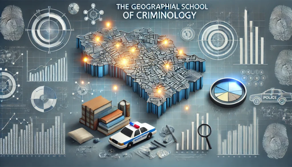 Artistic representation of crime analysis with geographical mapping