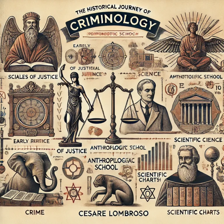 Image reflecting the academic theme of the essay on the historical journey of criminology.