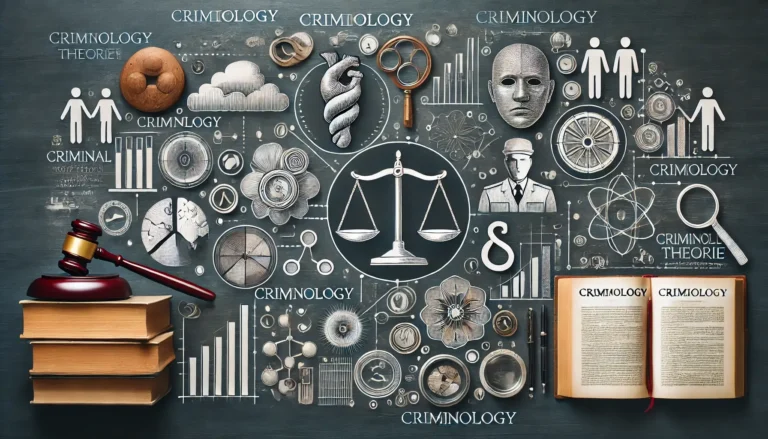 Diagram illustrating Di Tullio’s criminal typology framework